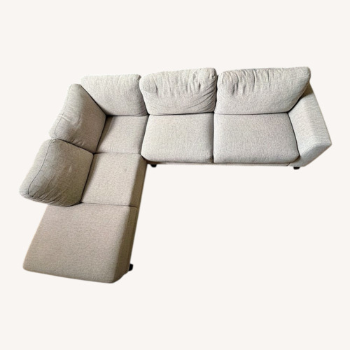 Used Living Spaces Light Gray Chaise Lounge for sale on AptDeco