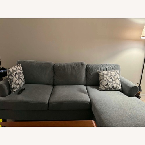 Used Living Spaces Light Gray 3+ Piece Sectional for sale on AptDeco
