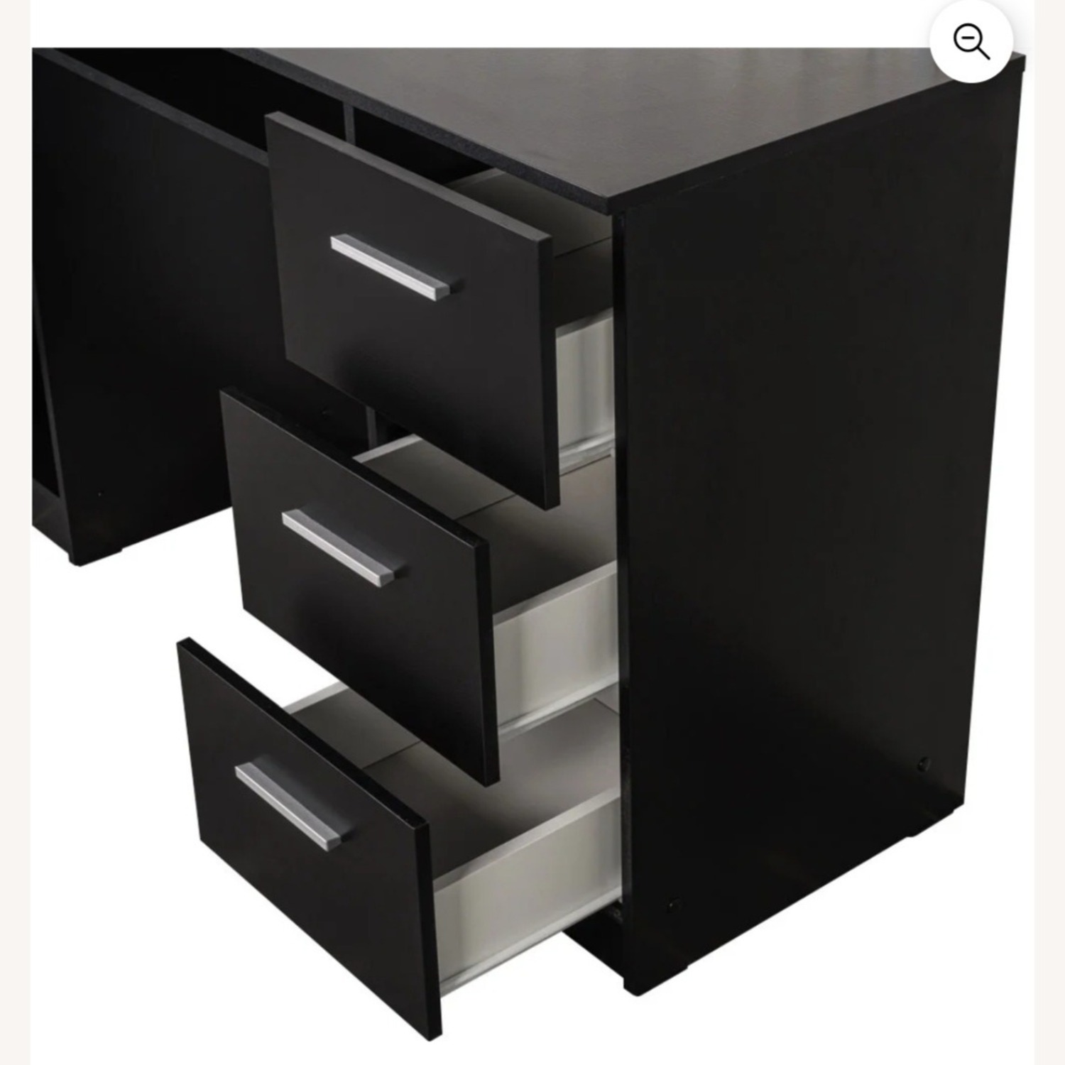 Walmart Black Wood Desk - image-8
