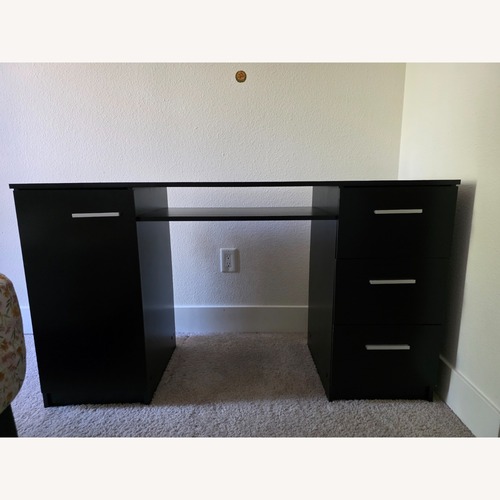 Used Walmart Black Wood Desk for sale on AptDeco