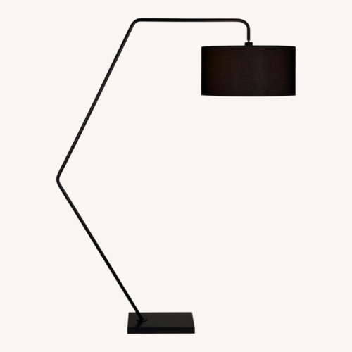 Used Ren-Wil Inc Penelin Black Floor Lamp for sale on AptDeco