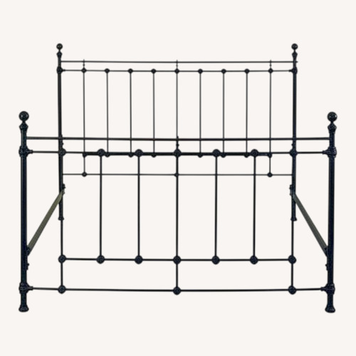 Used Domain Soho Iron & Brass King Bed for sale on AptDeco