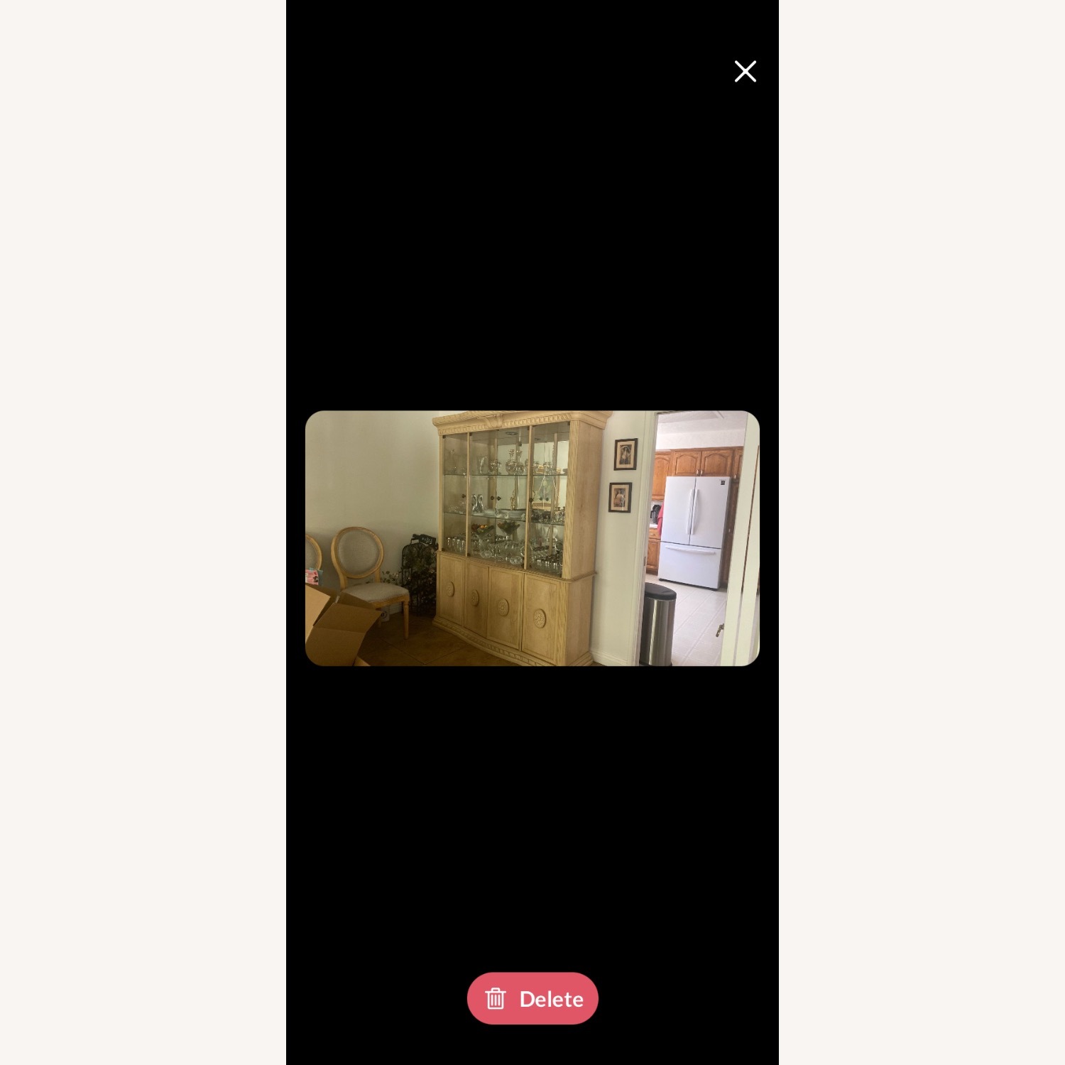 China Glass Cabinet with Large Storage - image-3