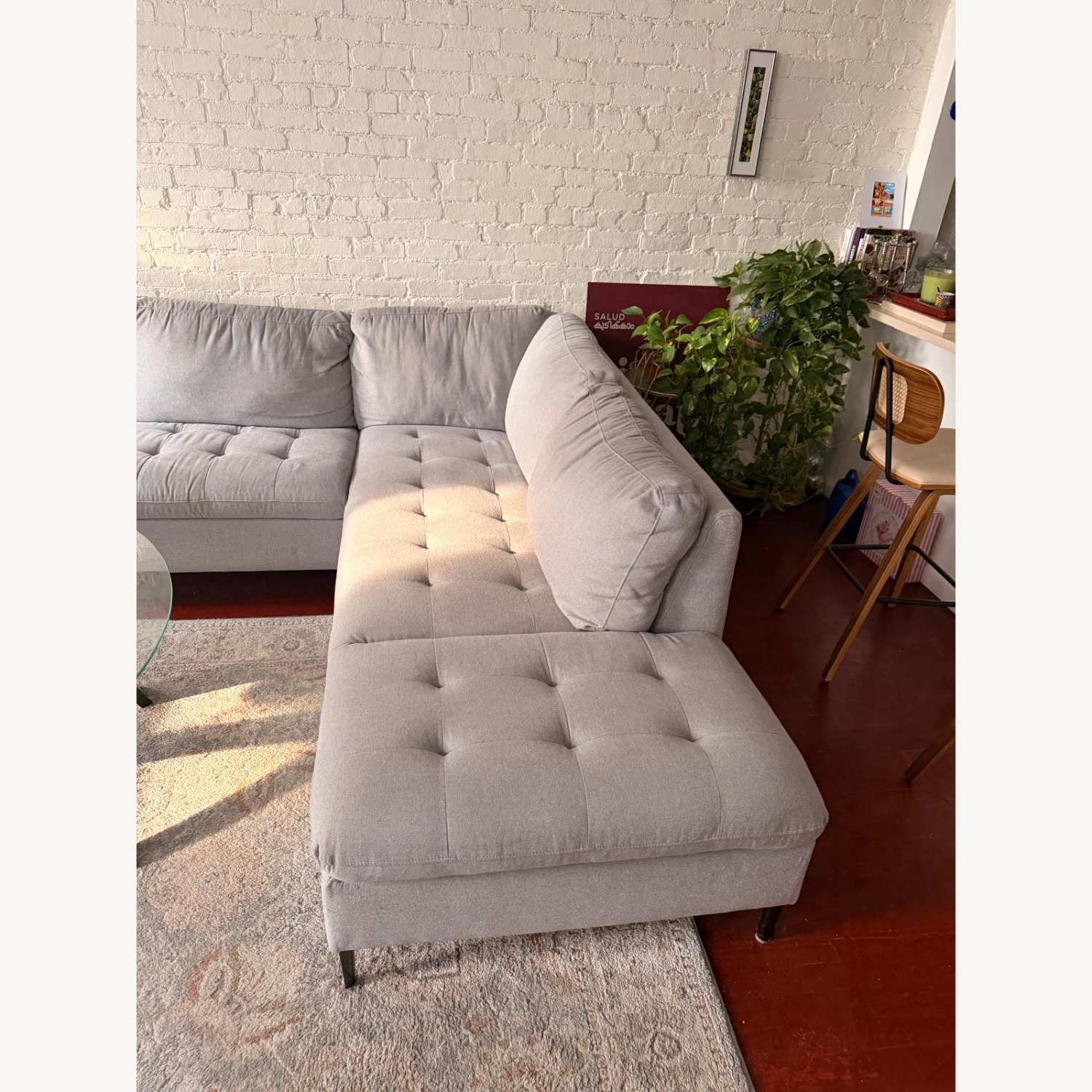 Macy's Torbin 90" 2-Piece Fabric Sectional Sofa - image-2