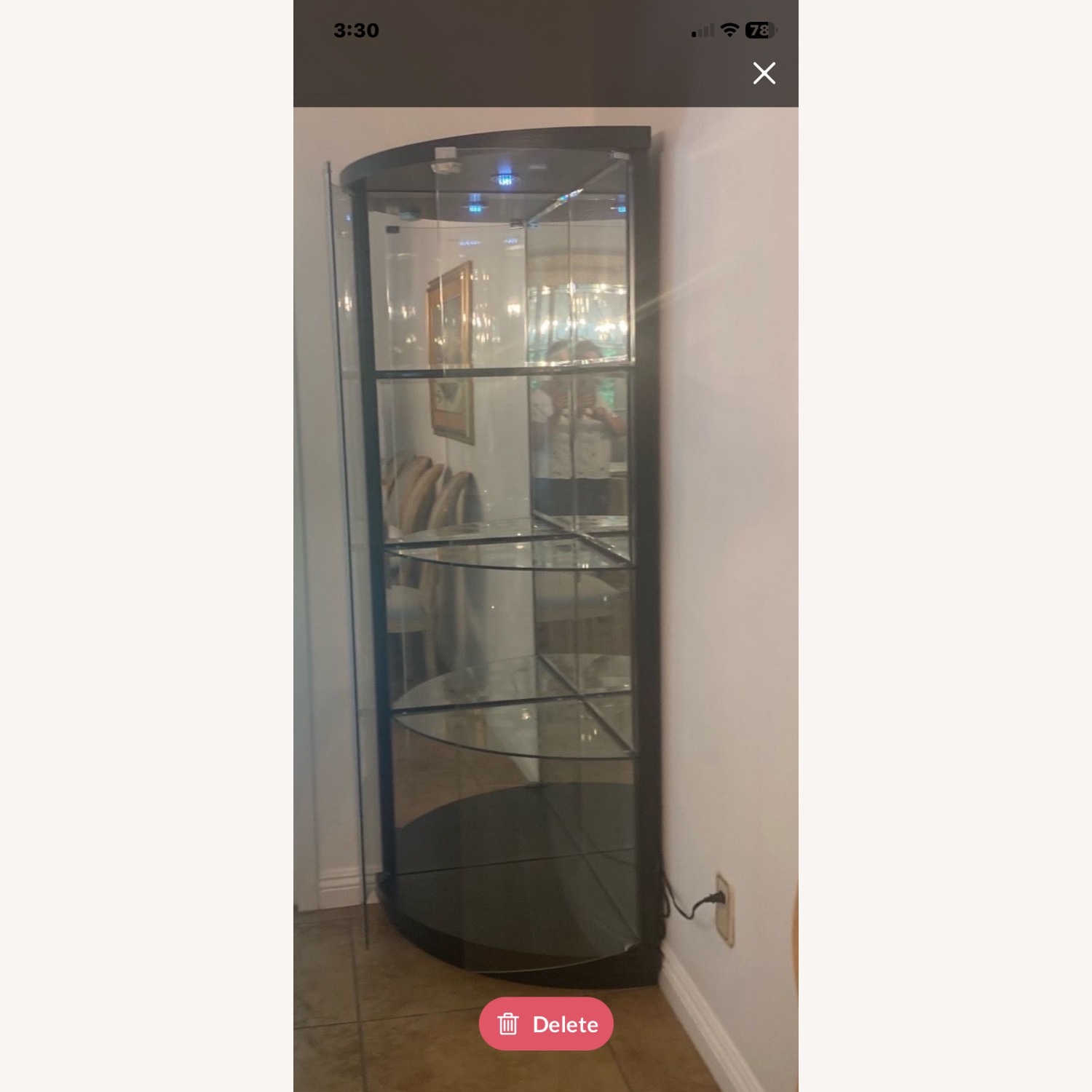 Corner Glass Display Cabinet - image-2