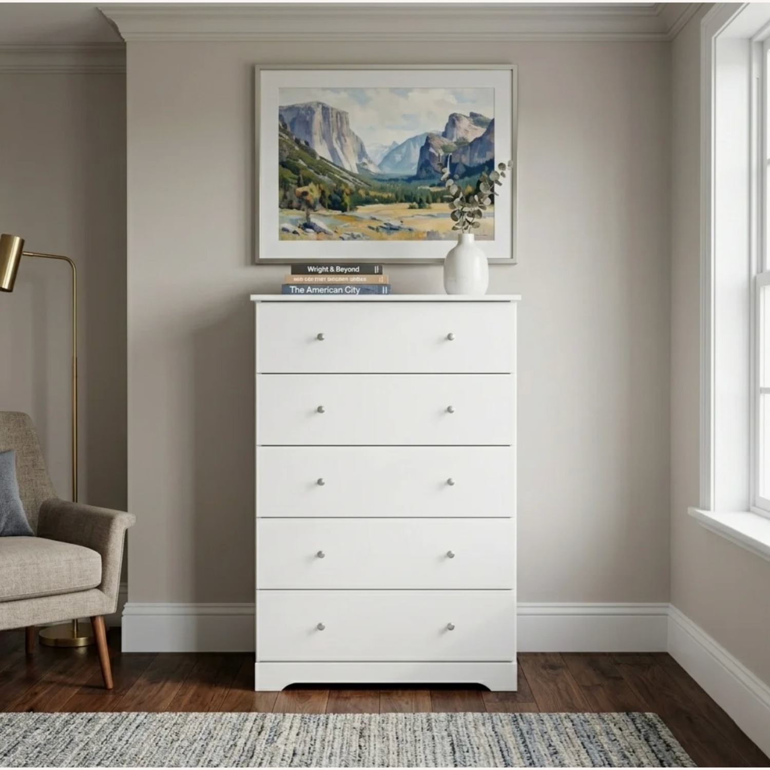 Wayfair White Dresser - image-1