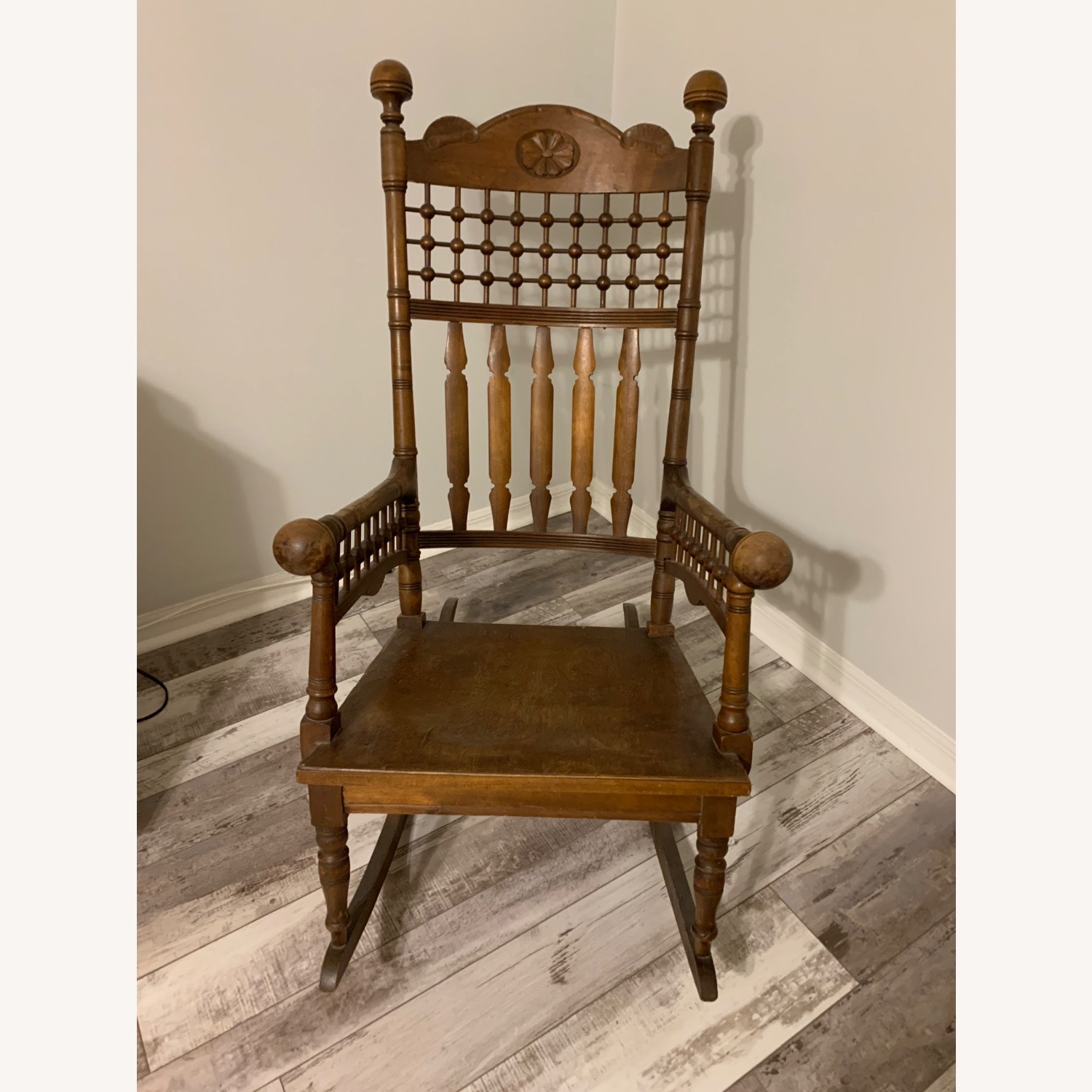 Merklen Bros Antique Ricking Chair - image-2