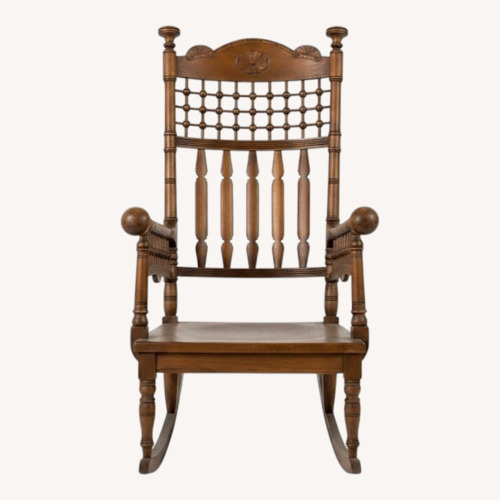 Used Merklen Bros Antique Ricking Chair for sale on AptDeco