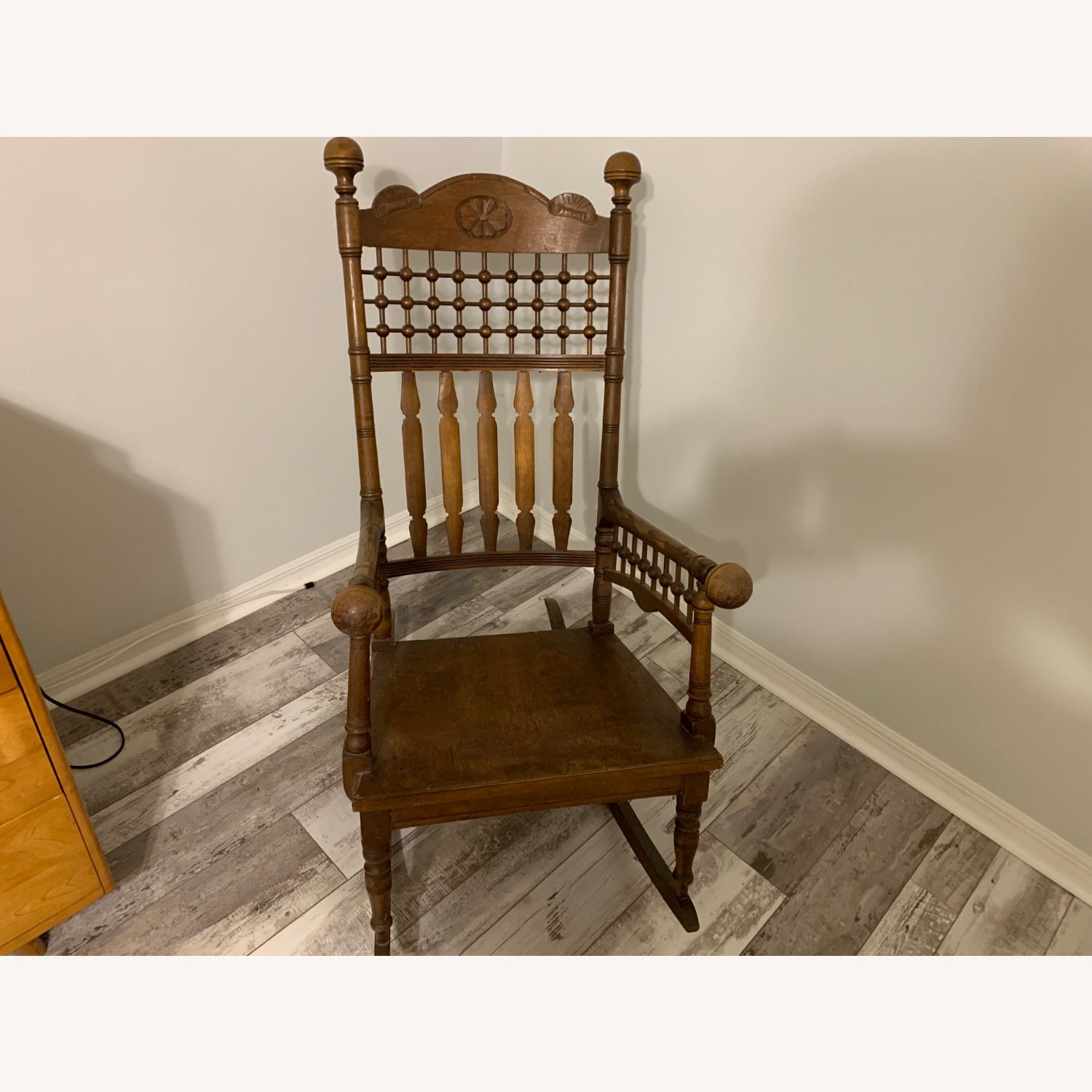 Merklen Bros Antique Ricking Chair - image-3