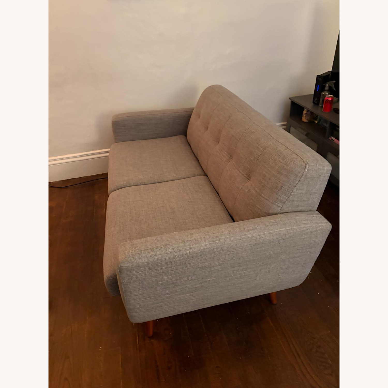 Bob's Discount Furniture Light Gray Loveseat - image-2