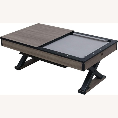 Used Playcraft Wolf Creek 7' Pool Table with Dining Top for sale on AptDeco