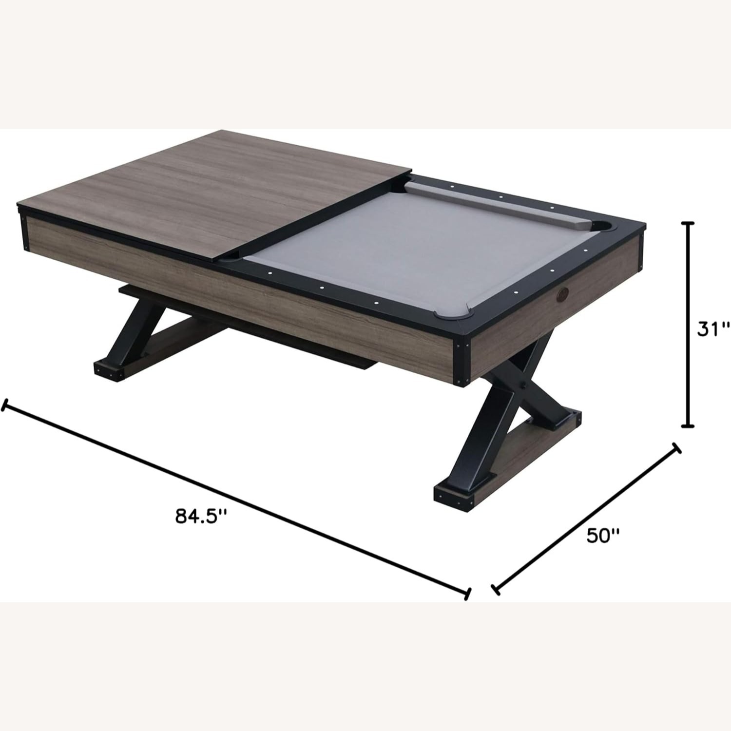 Playcraft Wolf Creek 7' Pool Table with Dining Top - image-9
