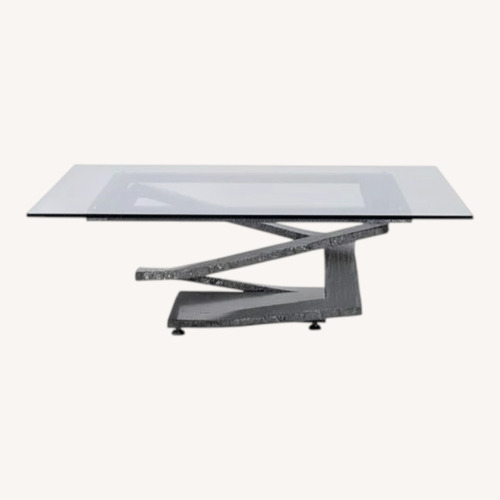 Used Roche Bobois Silver Metal Side Tables for sale on AptDeco