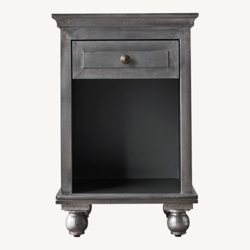 Used Restoration Hardware Dark Gray Metal Nightstands for sale on AptDeco