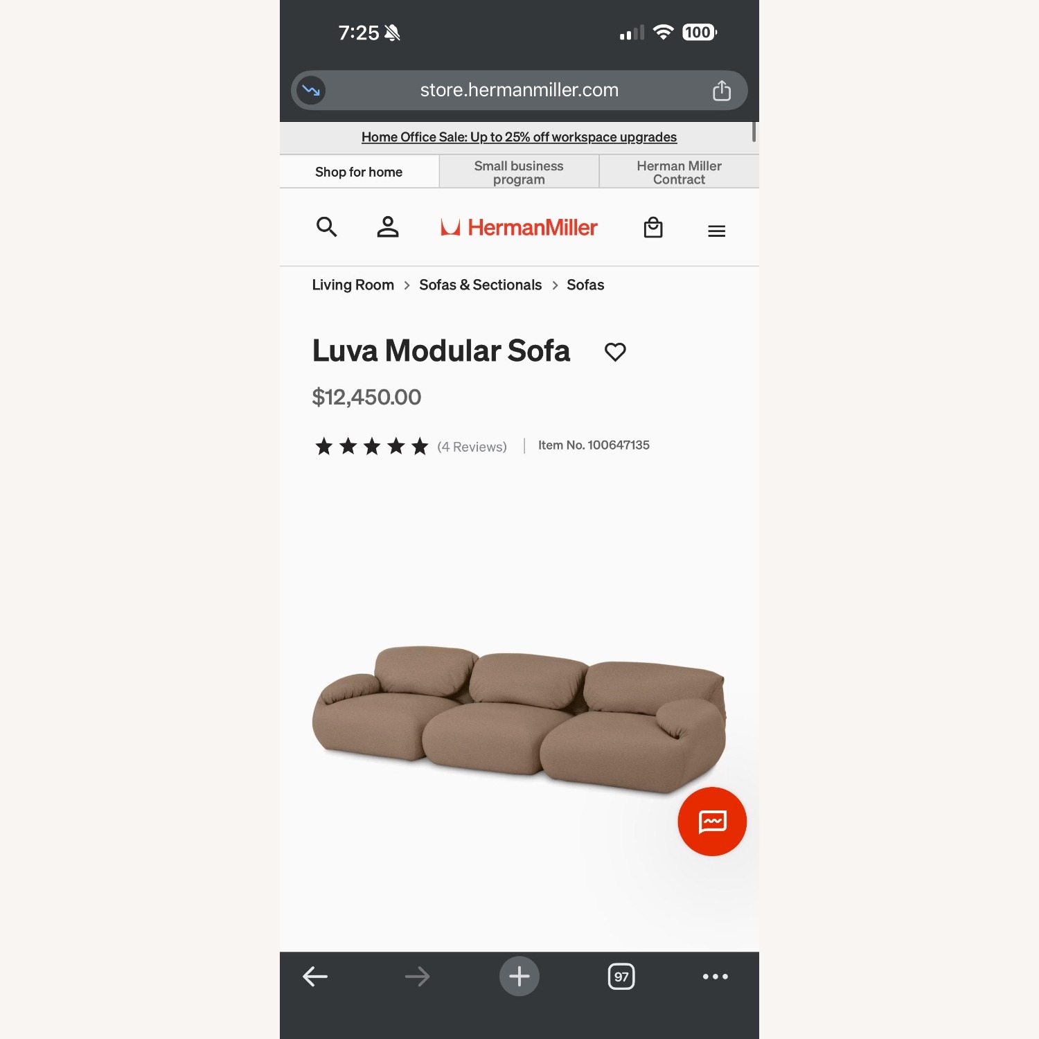 Herman Miller Luva Modular Sofa - image-2