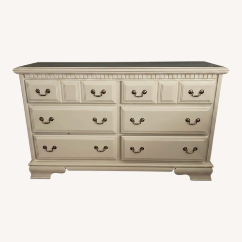 Used White Wood Dresser for sale on AptDeco