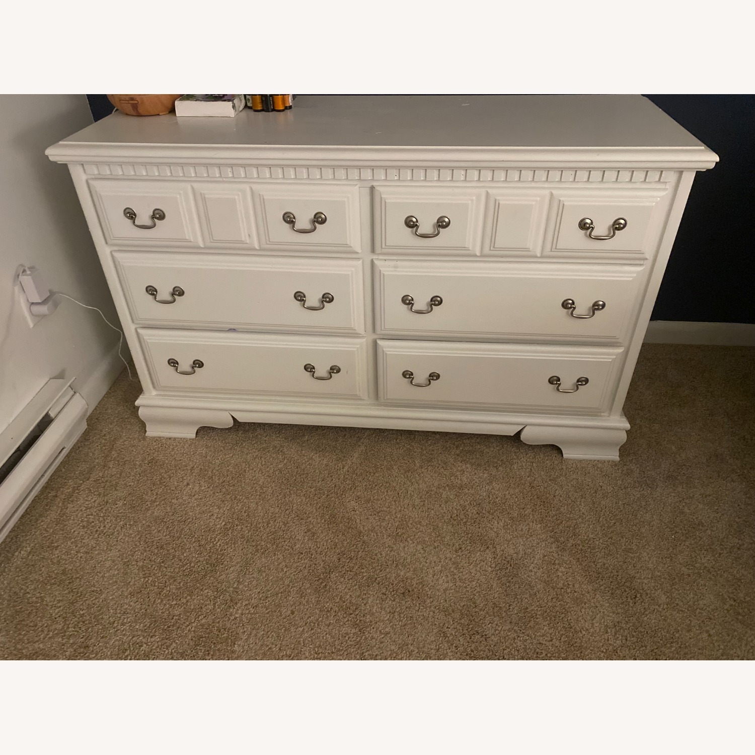 White Wood Dresser - image-2