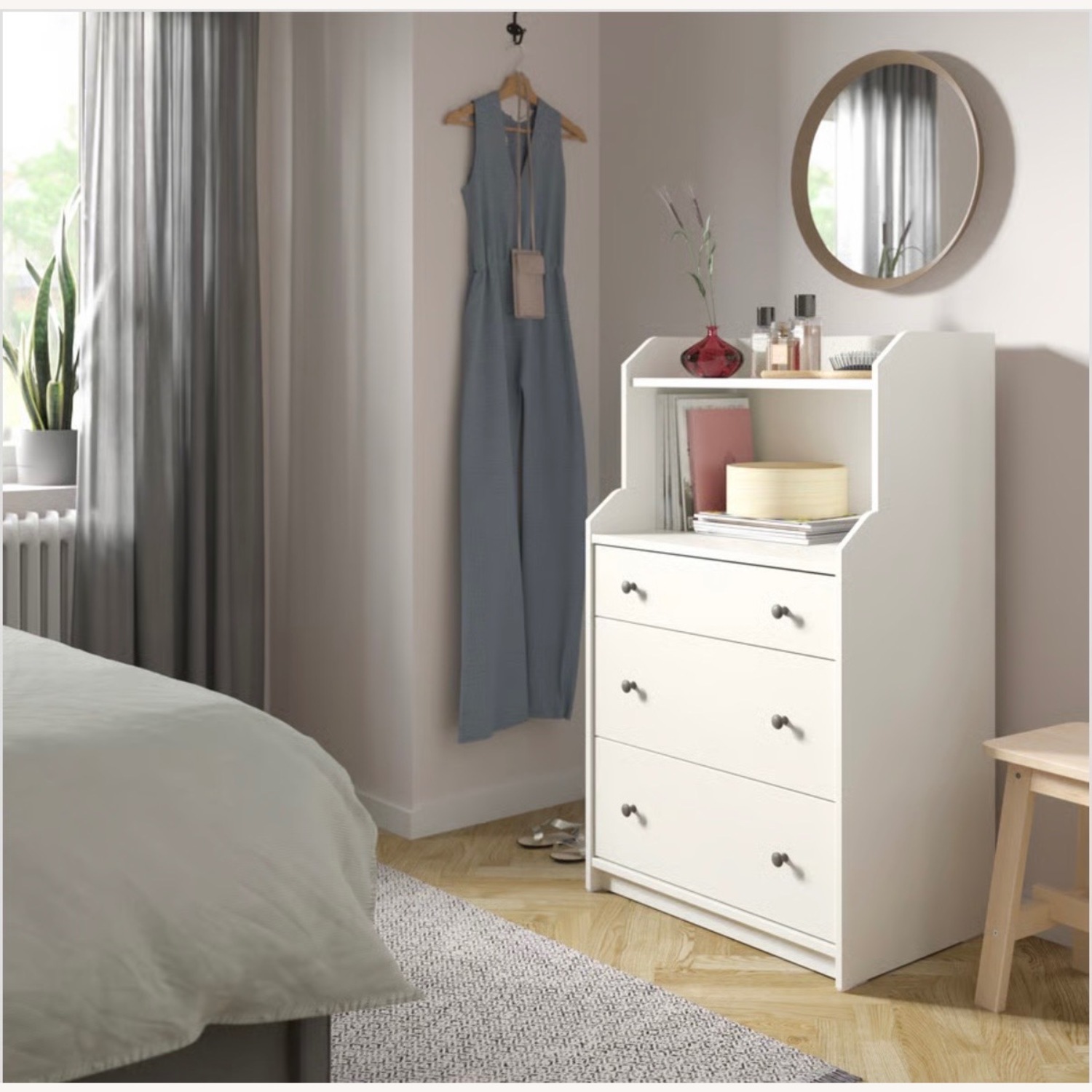 IKEA HAUGA 3 Drawer Dresser - image-3