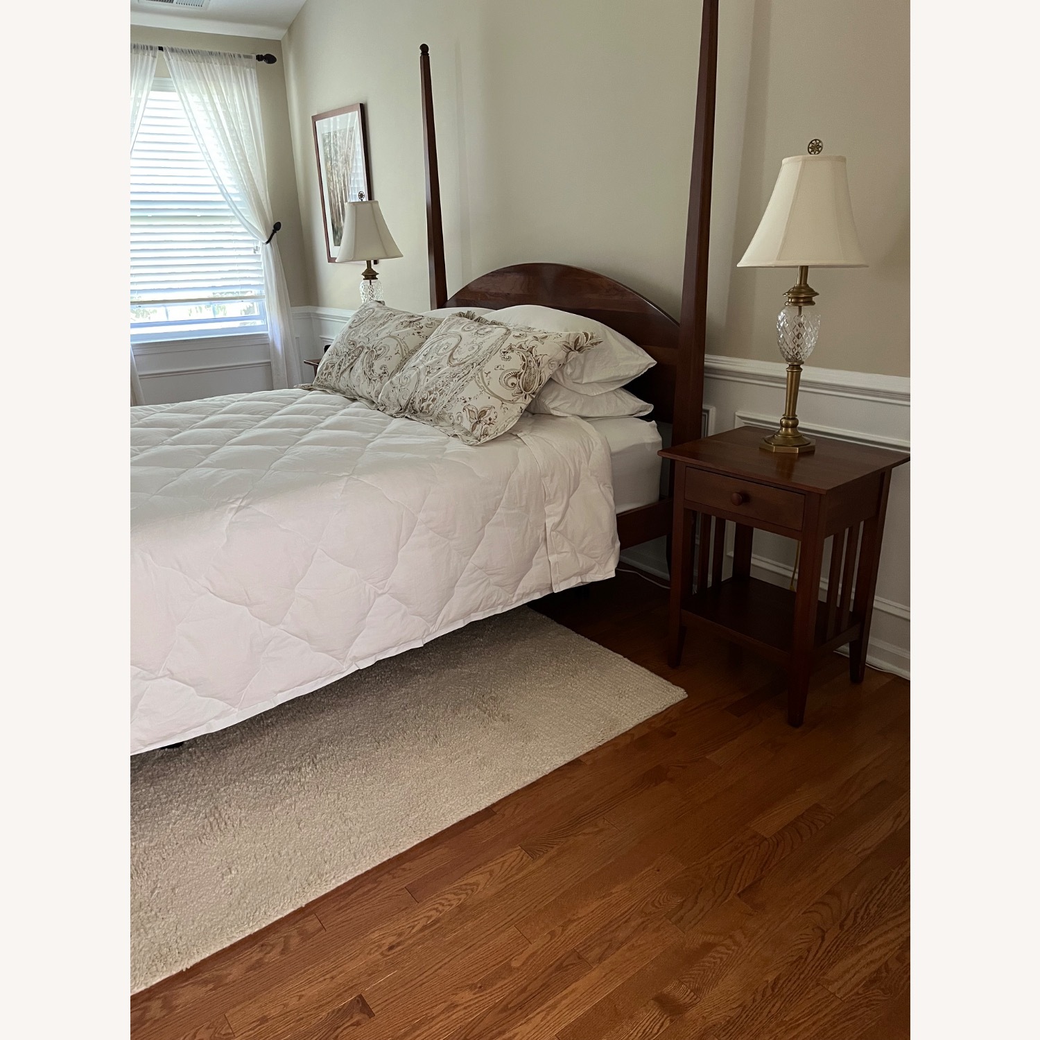 Ethan Allen Queen Poster Bed - image-1