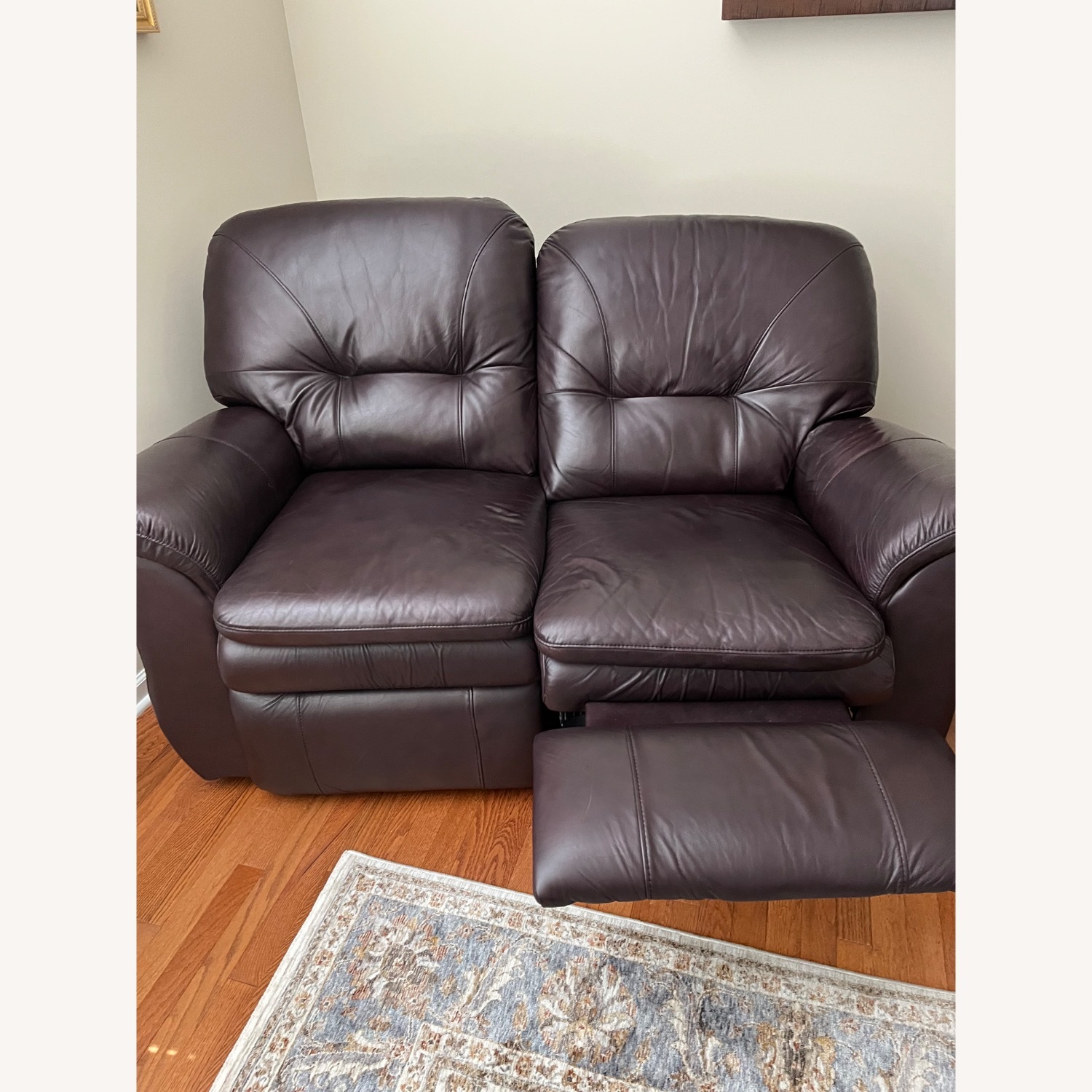 La-Z-Boy Dark Brown Leather Recliners - image-3