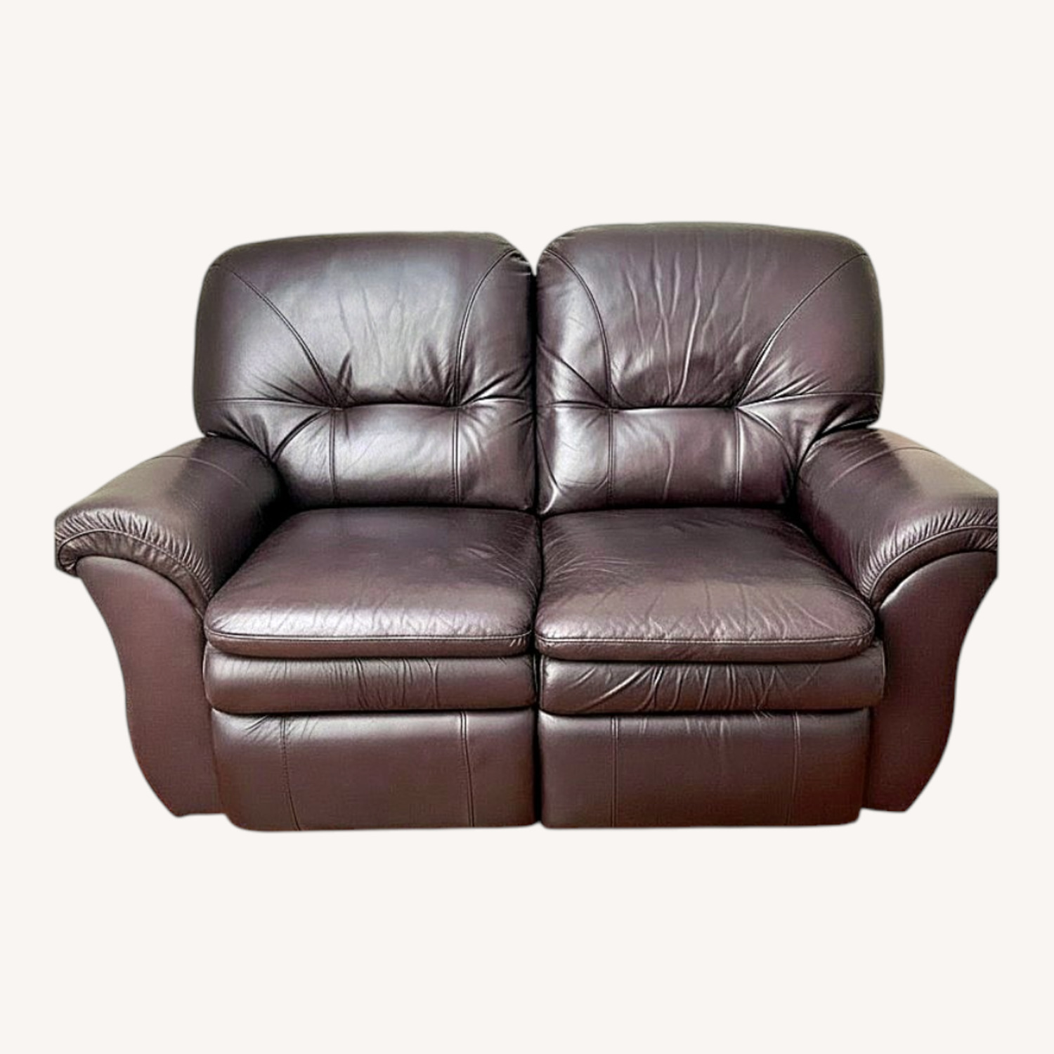 La-Z-Boy Dark Brown Leather Recliners - image-0