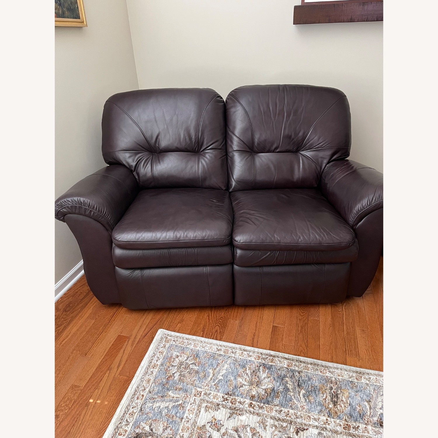La-Z-Boy Dark Brown Leather Recliners - image-2