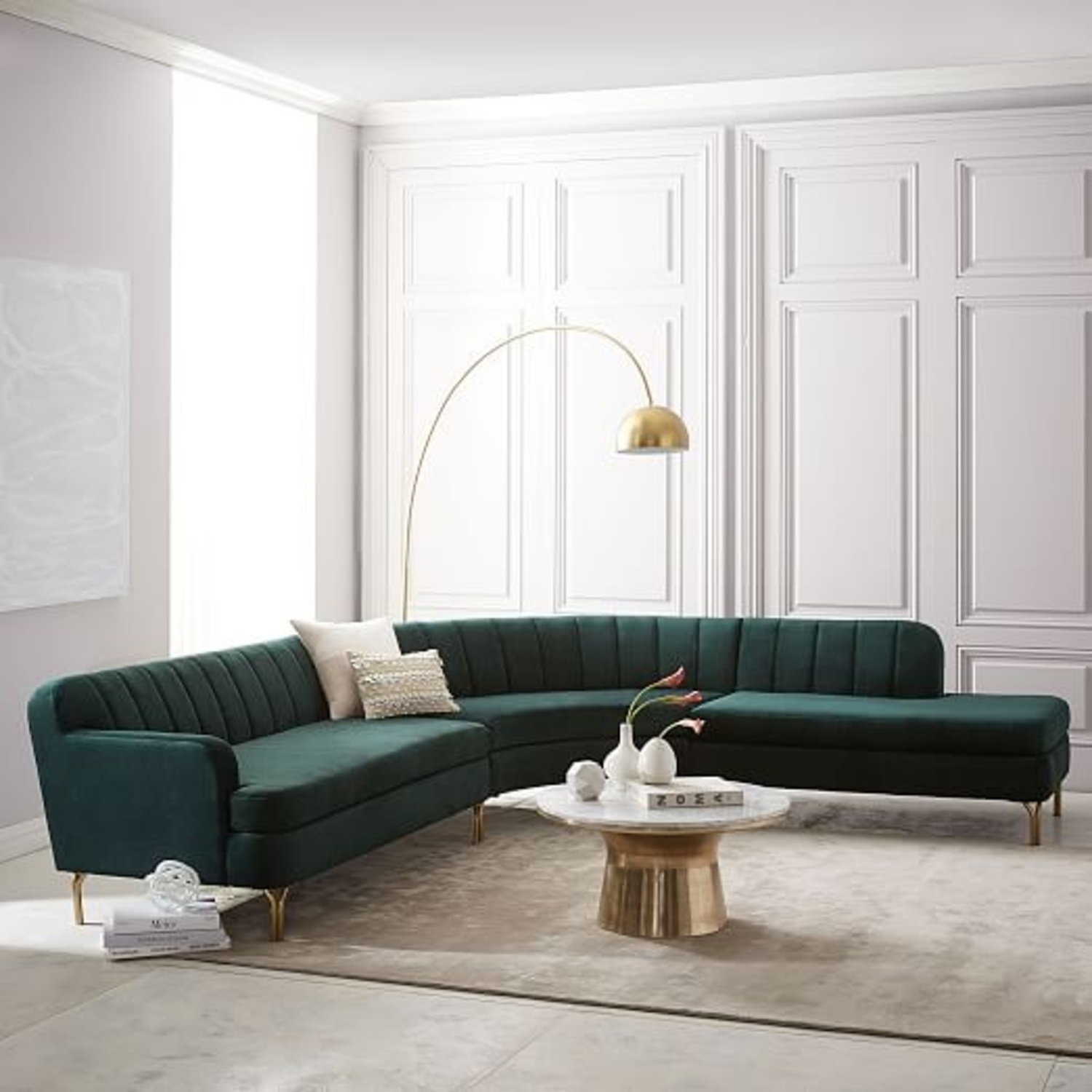 West Elm Valencia Sectional Set - image-2