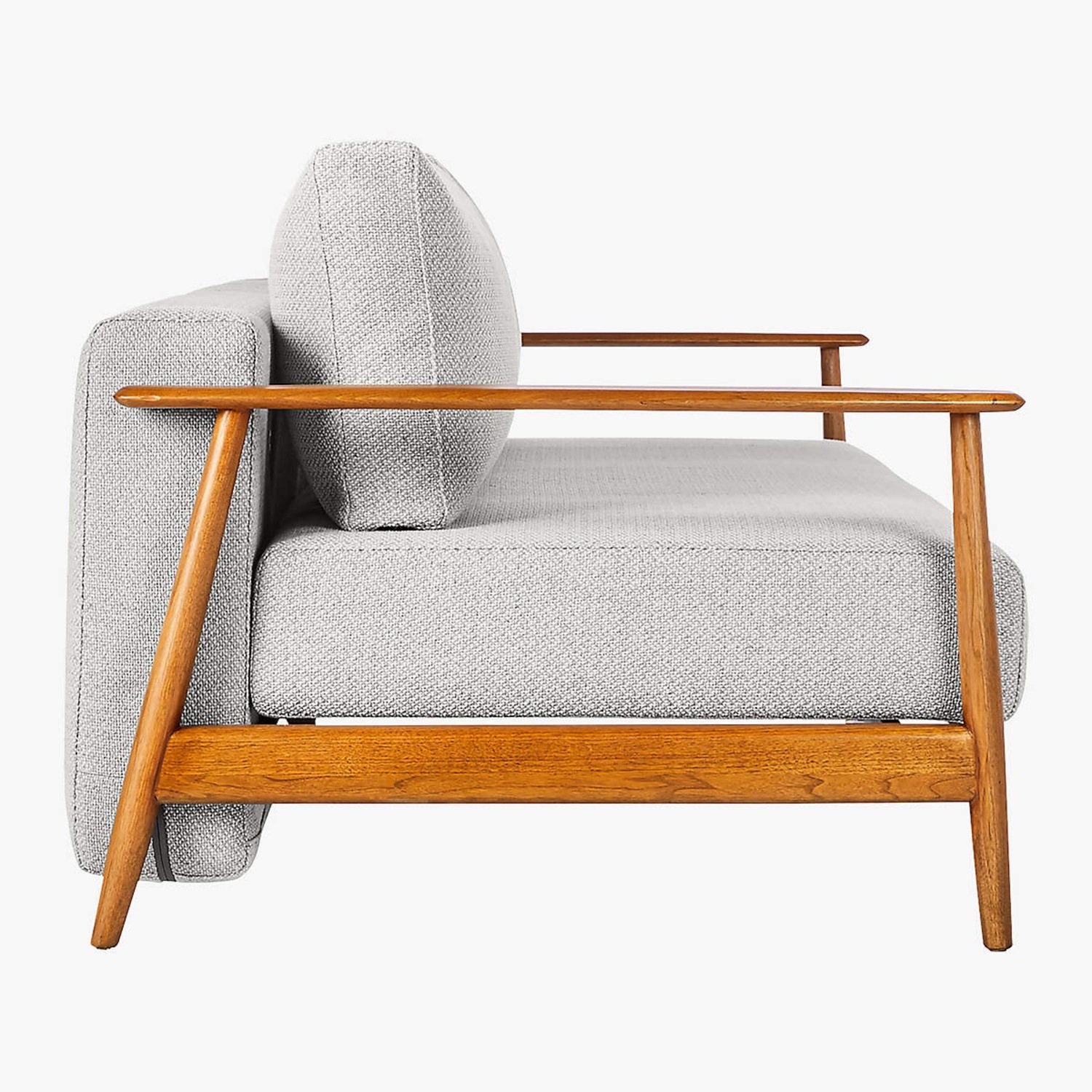 CB2 Una Ivory Boucle 84” Sleeper Sofa - image-3