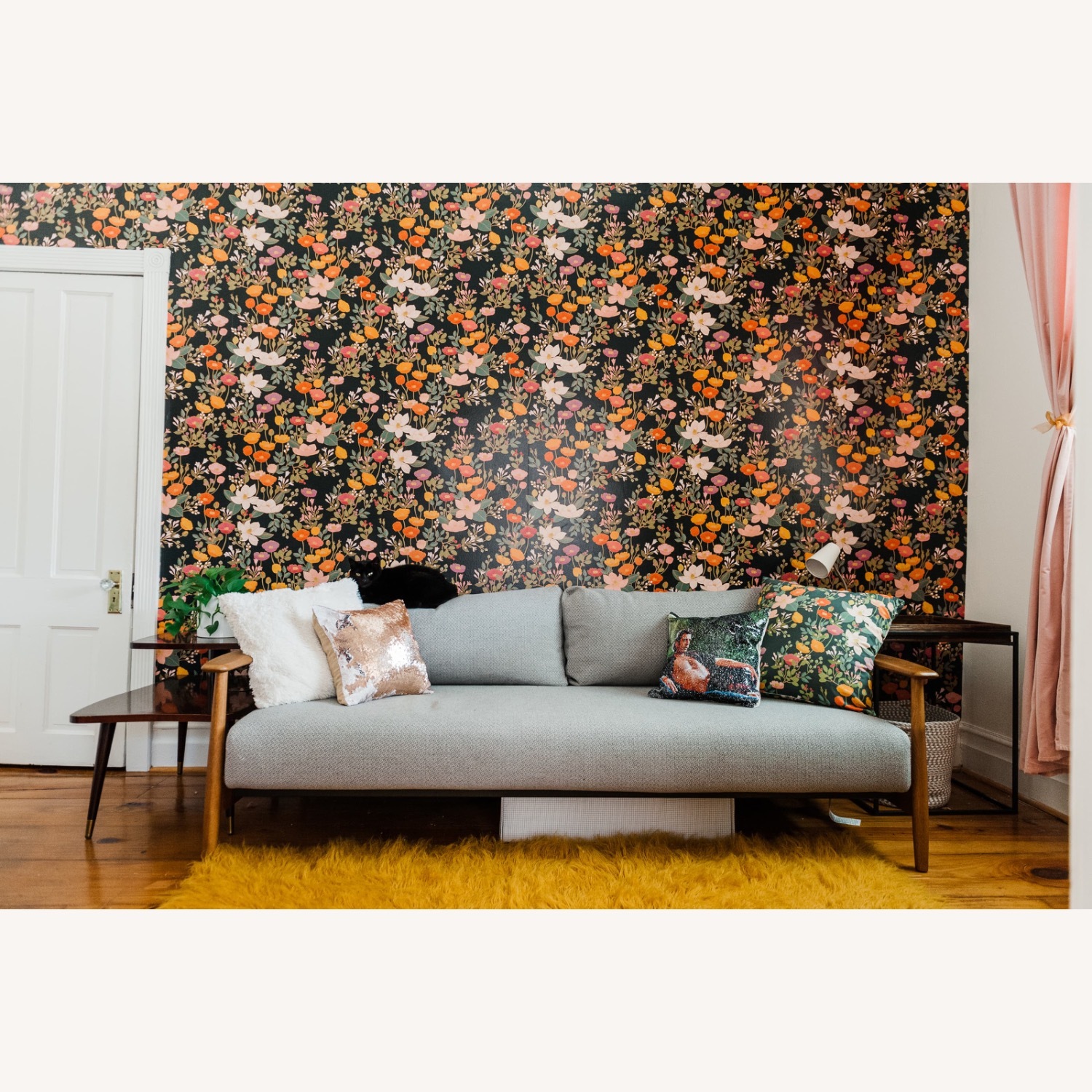 CB2 Una Ivory Boucle 84” Sleeper Sofa - image-5
