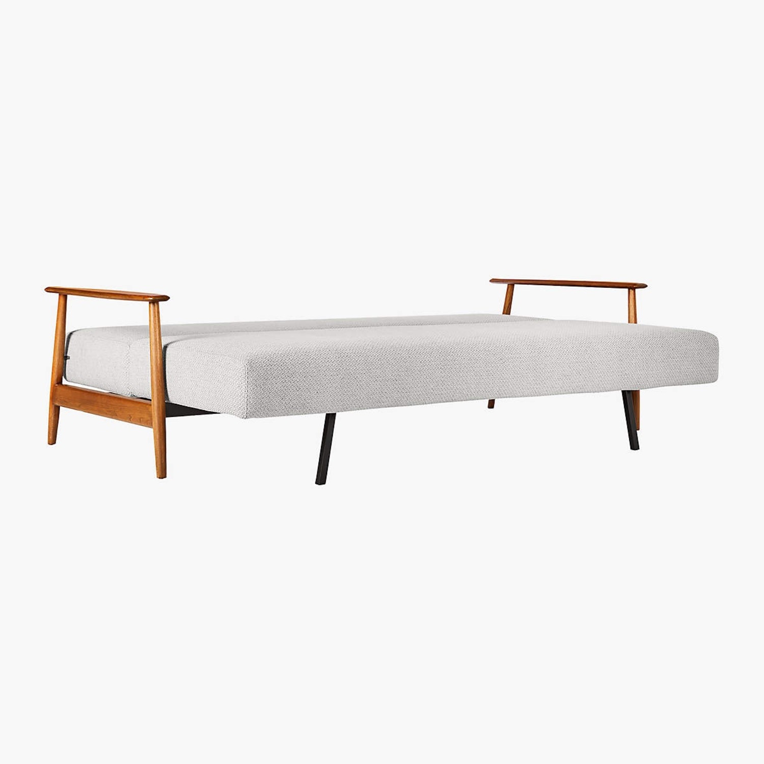 CB2 Una Ivory Boucle 84” Sleeper Sofa - image-2