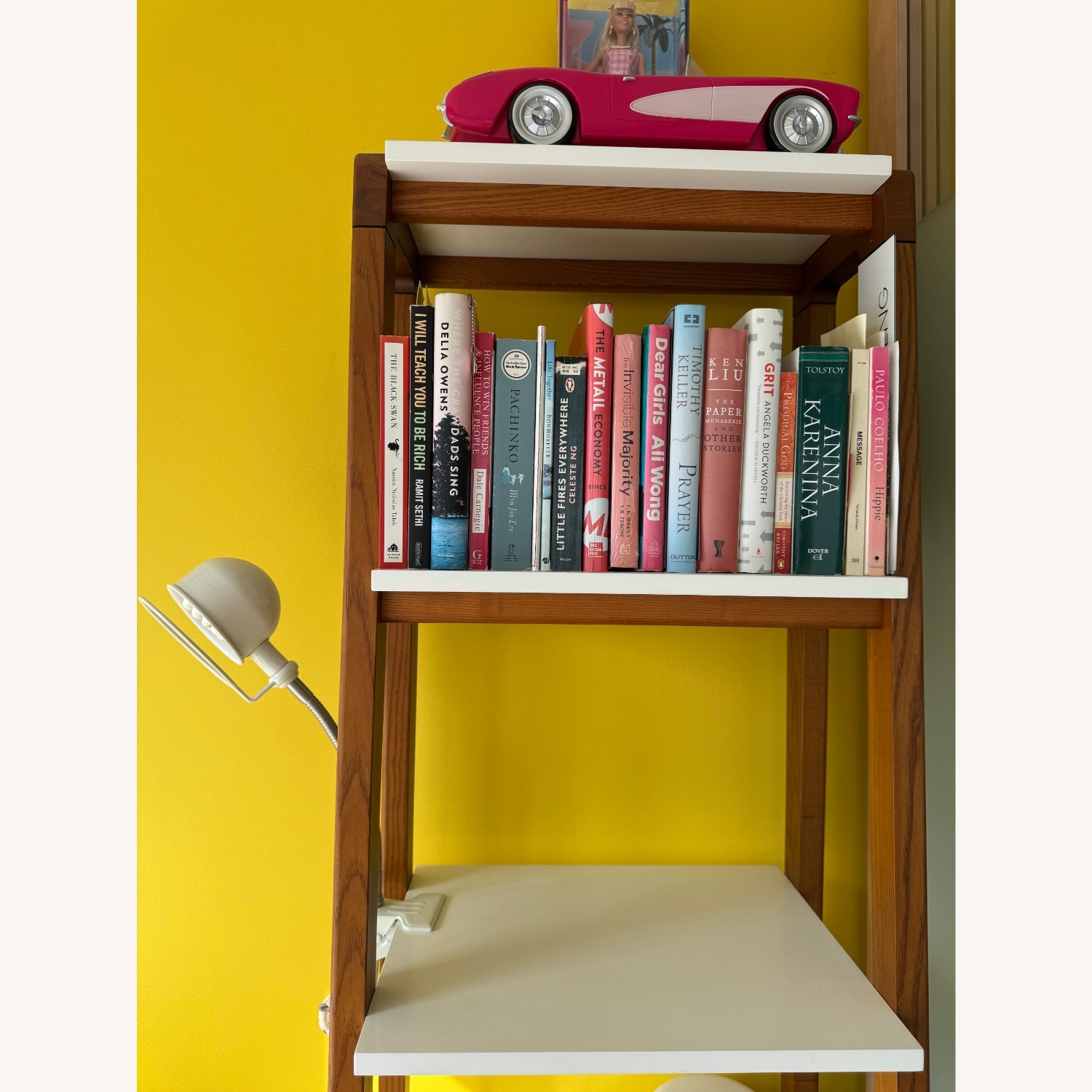 West Elm White Bookcase - image-4