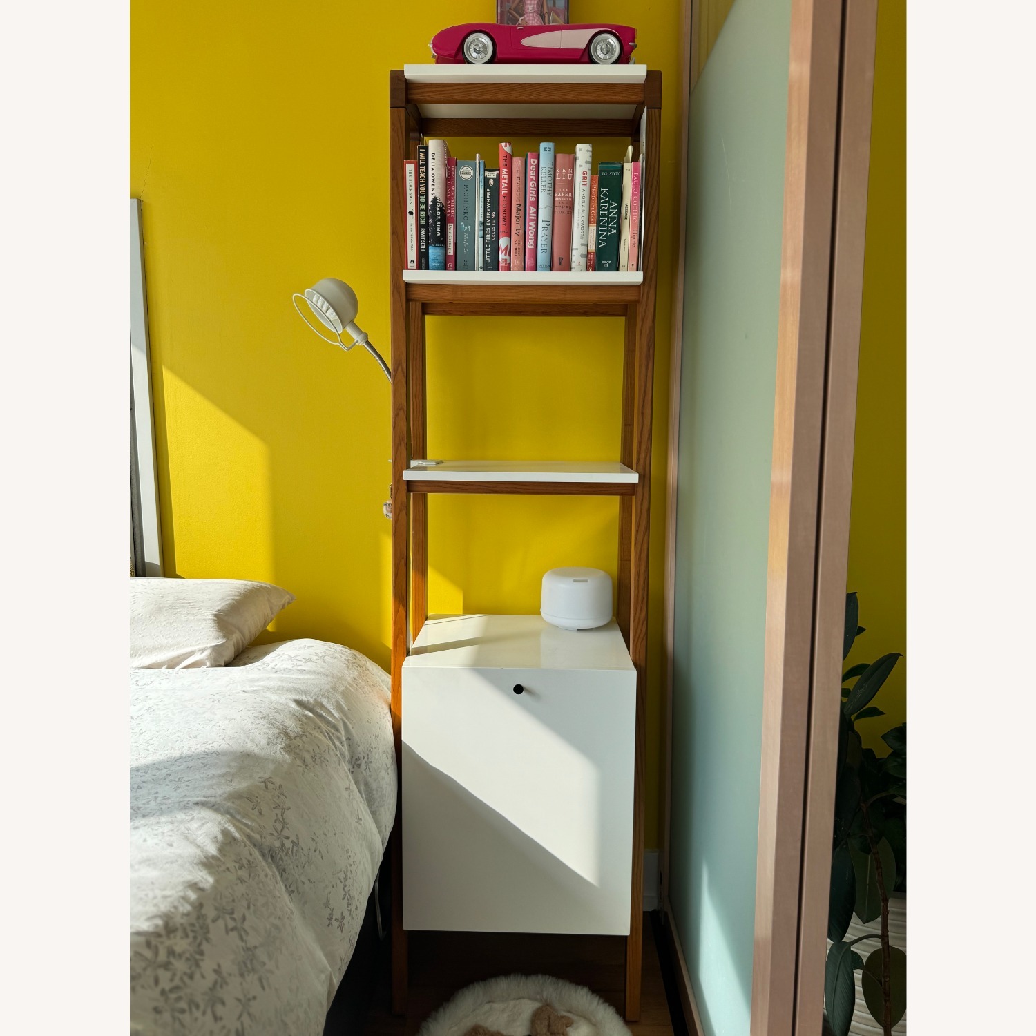 West Elm White Bookcase - image-2