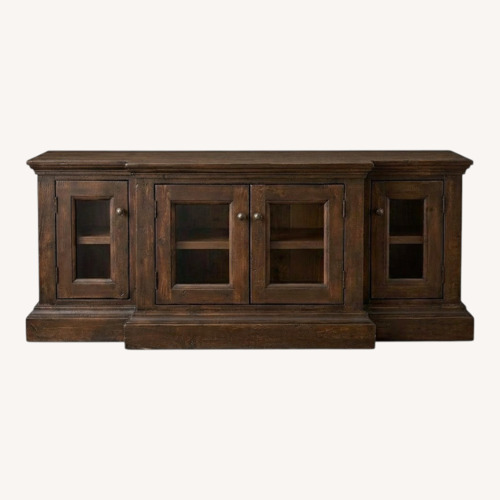 Used Restoration Hardware Salvaged Dark Brown Media Storage for sale on AptDeco