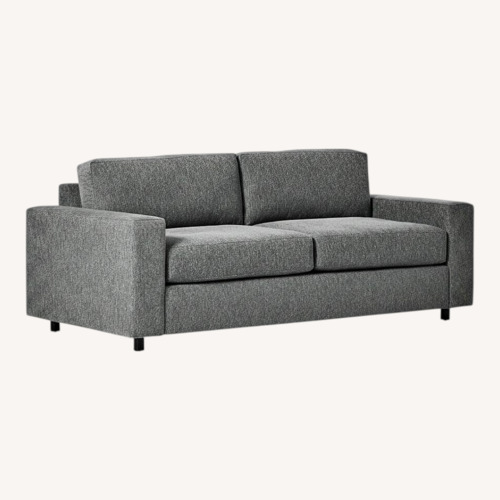 Used West Elm Urban Dark Gray Fabric 3+ Seater Sofa for sale on AptDeco