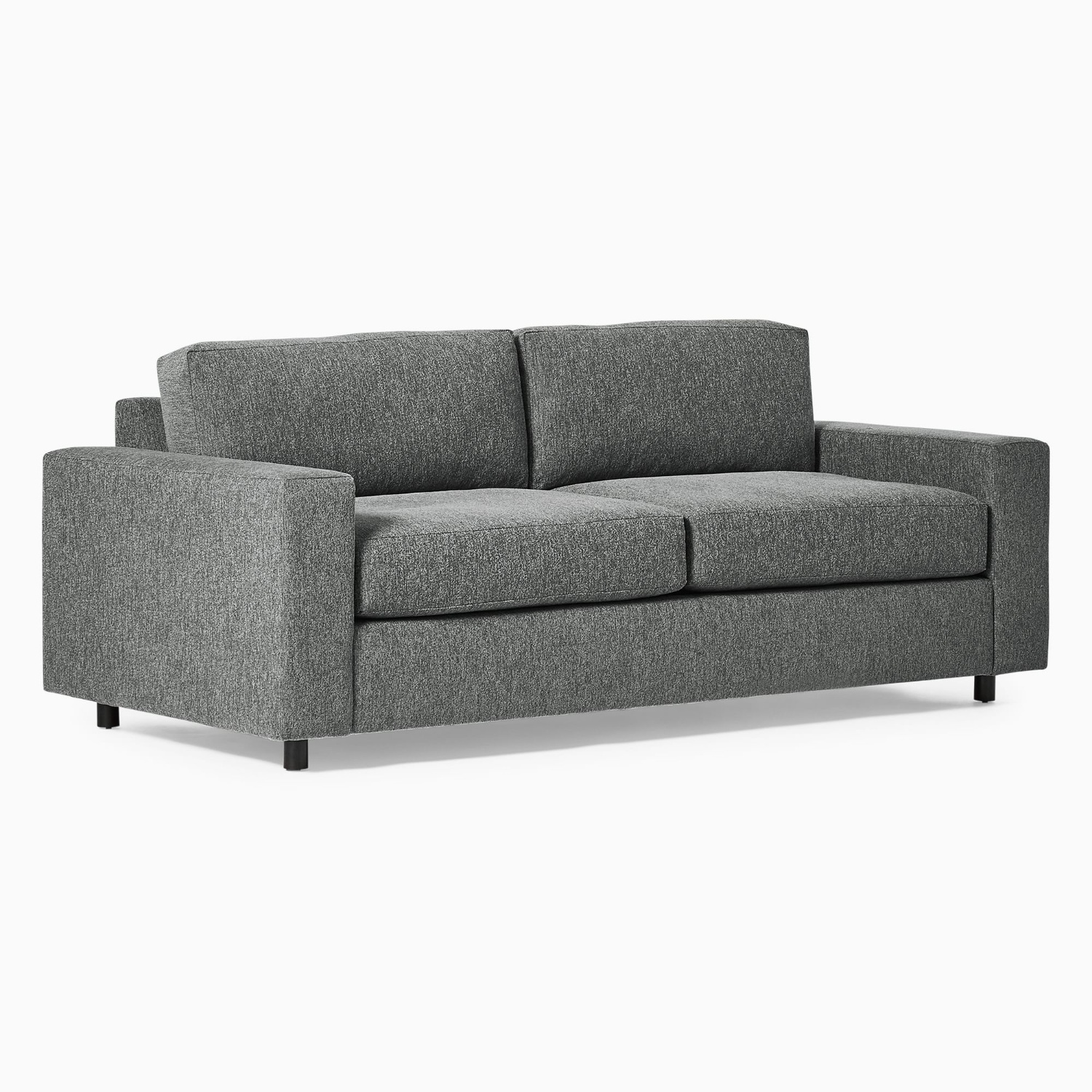 West Elm Urban Dark Gray Fabric 3+ Seater Sofa - image-4