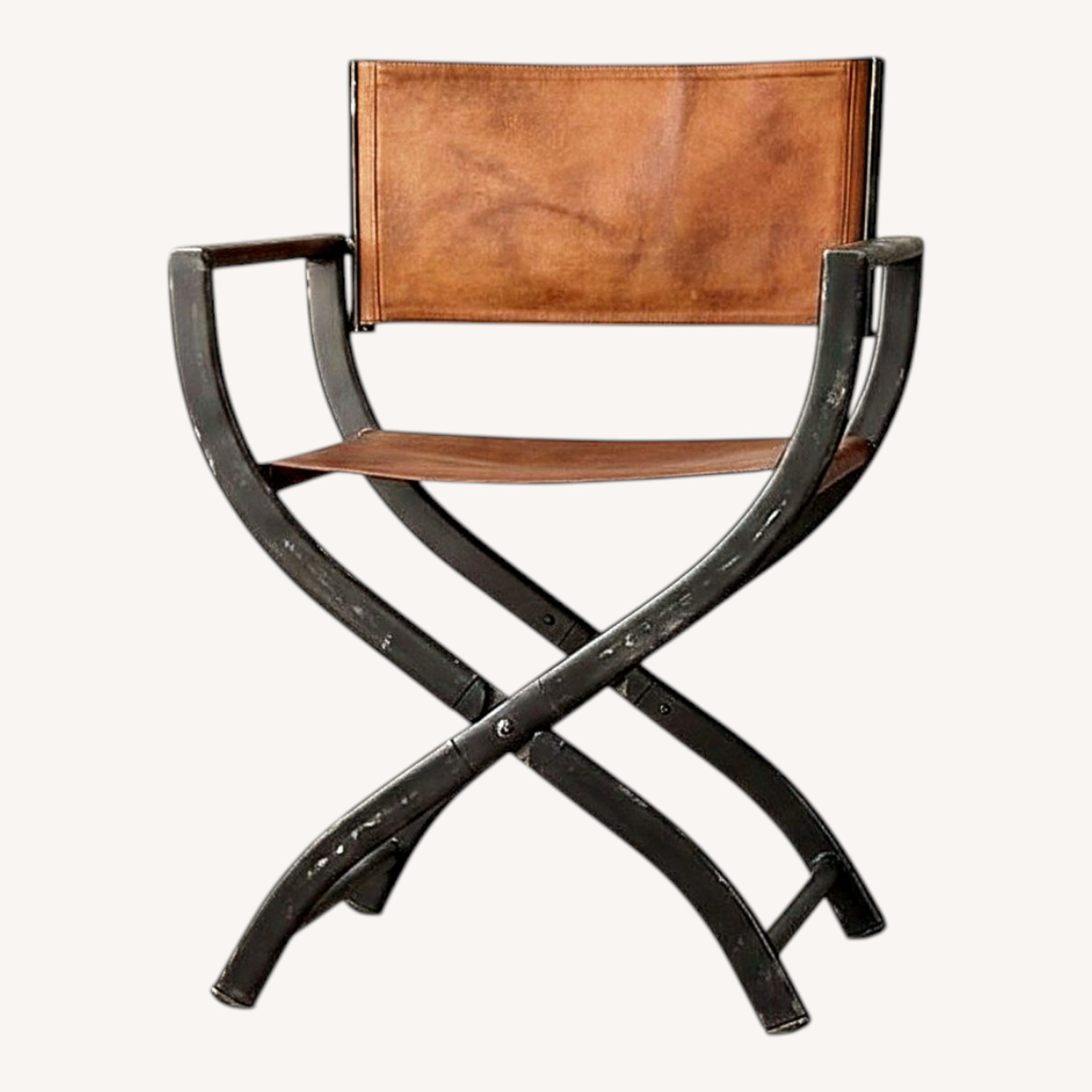 Restoration Hardware 1970s French Director's Dining Chairs, Set of 5  - image-32