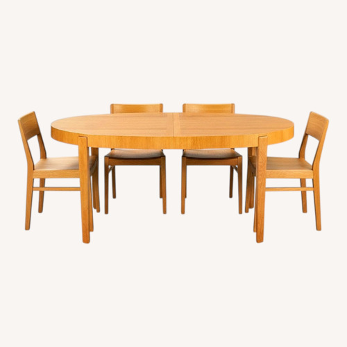 Used IKEA Dark Brown Wood Dining Set for sale on AptDeco