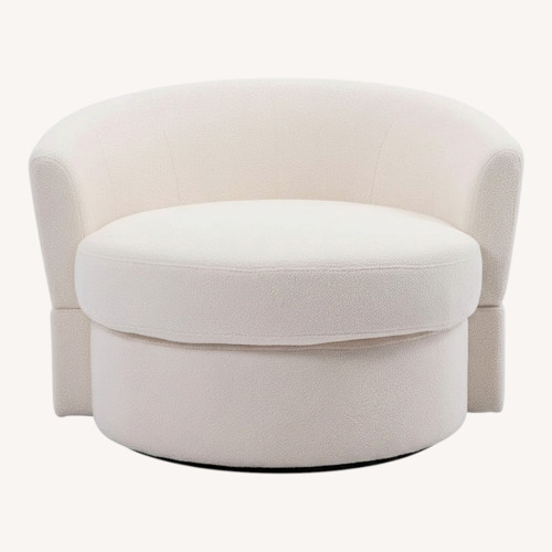 Used Amazon White Armchair for sale on AptDeco