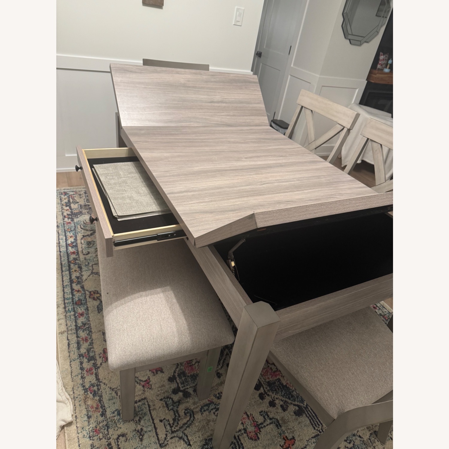 Ashley Furniture Caitbrook Light Gray Dining Set - image-1