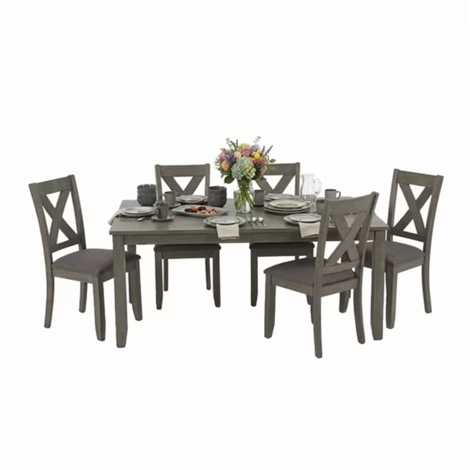 Ashley Furniture Caitbrook Light Gray Dining Set - image-5