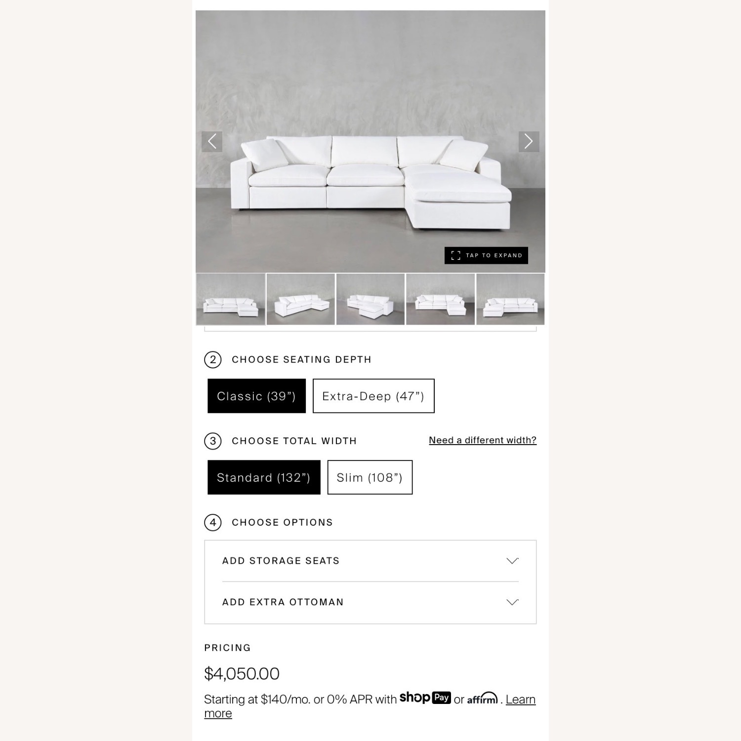 7th Avenue Modular Cloud Sectional Sofa   - image-5