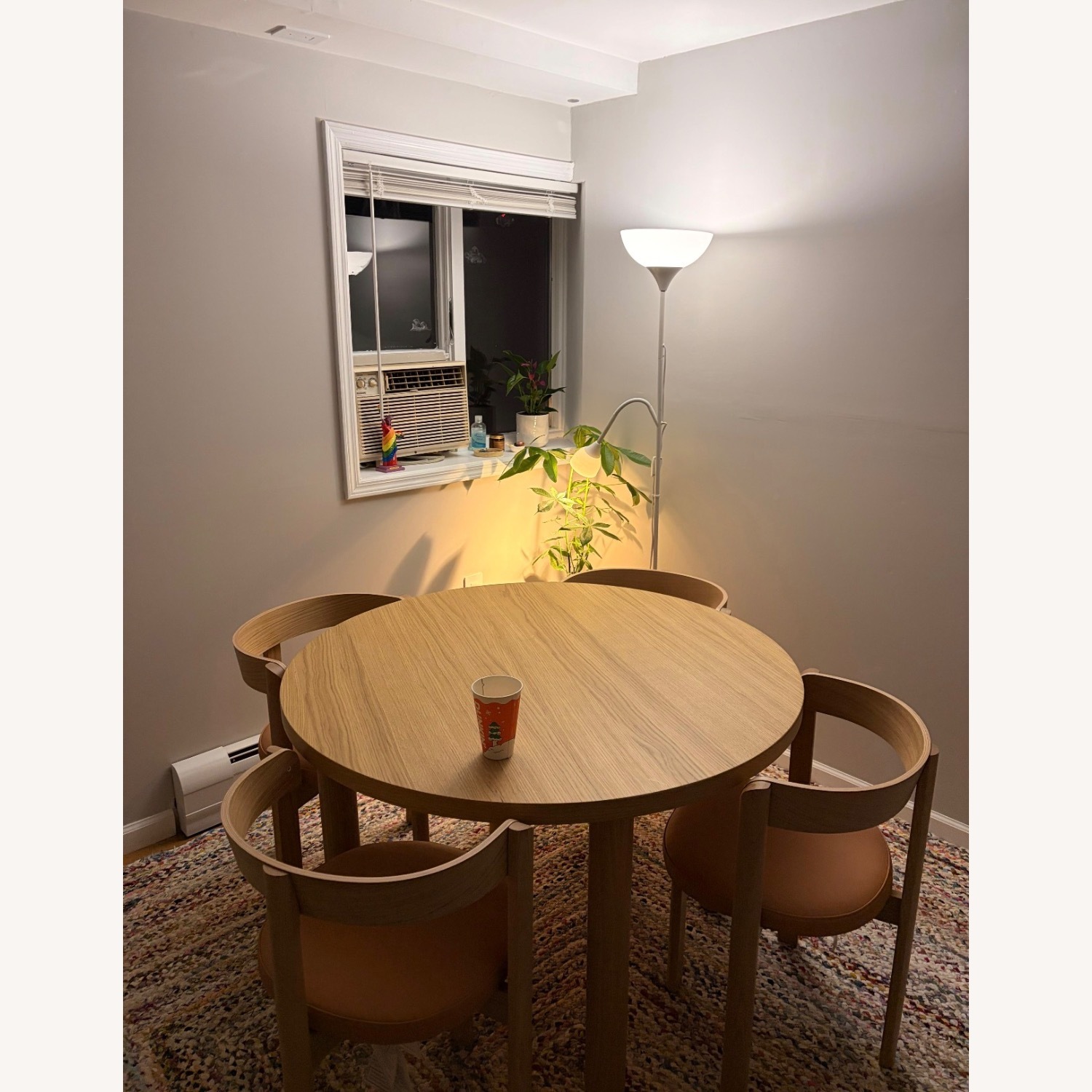 IKEA Stockholm 2025 Dark Brown Leather Dining Table Set - image-1