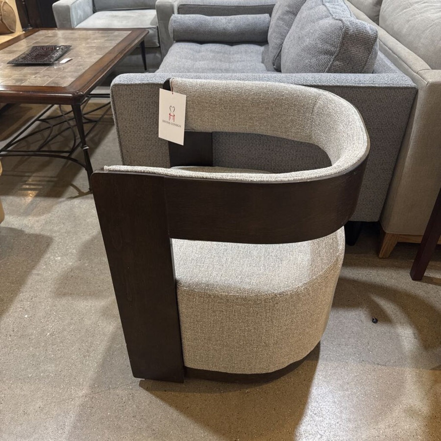 James Swivel Accent Chair - image-4