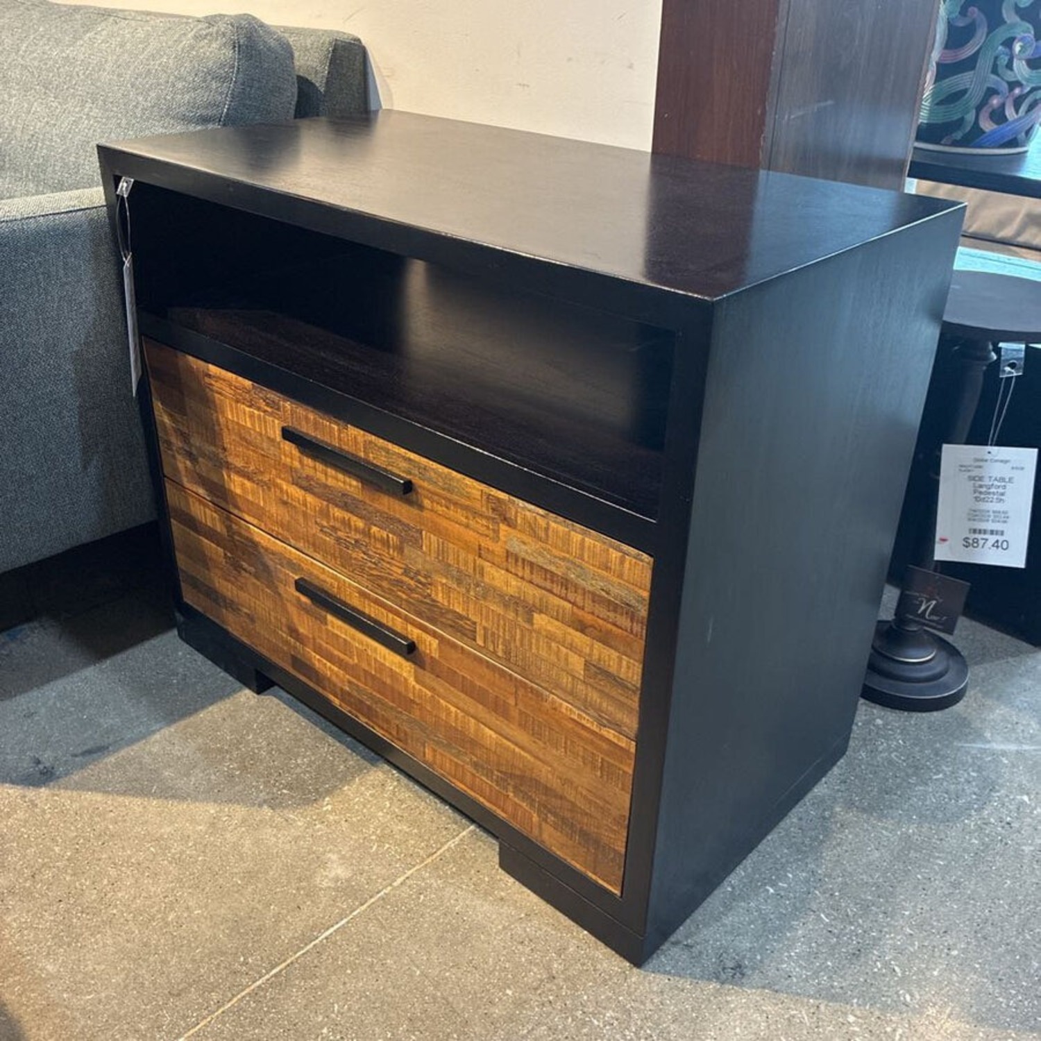 Crate & Barrel Seguro 2-Drawer Media Console - image-2