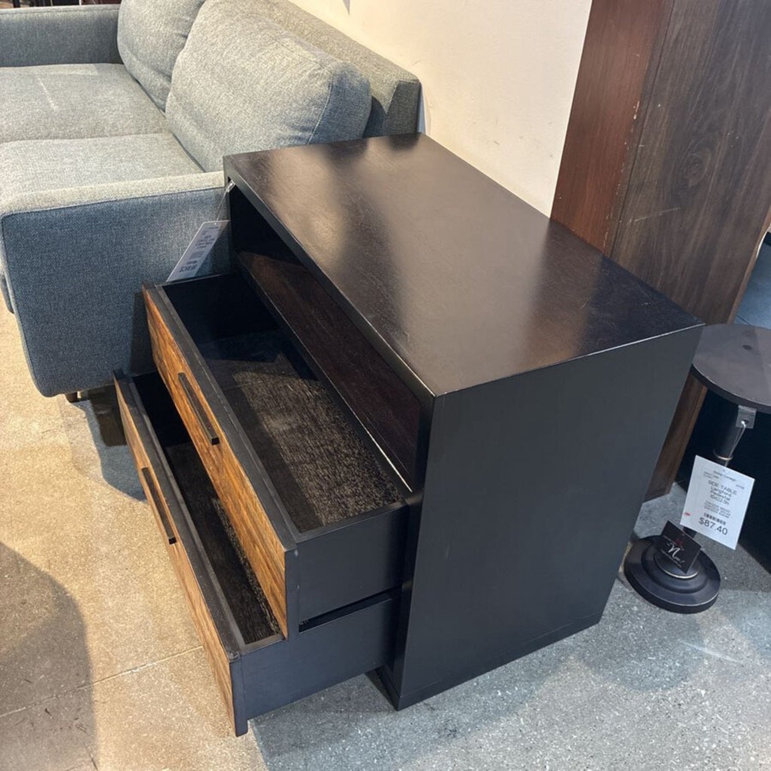 Crate & Barrel Seguro 2-Drawer Media Console - image-4
