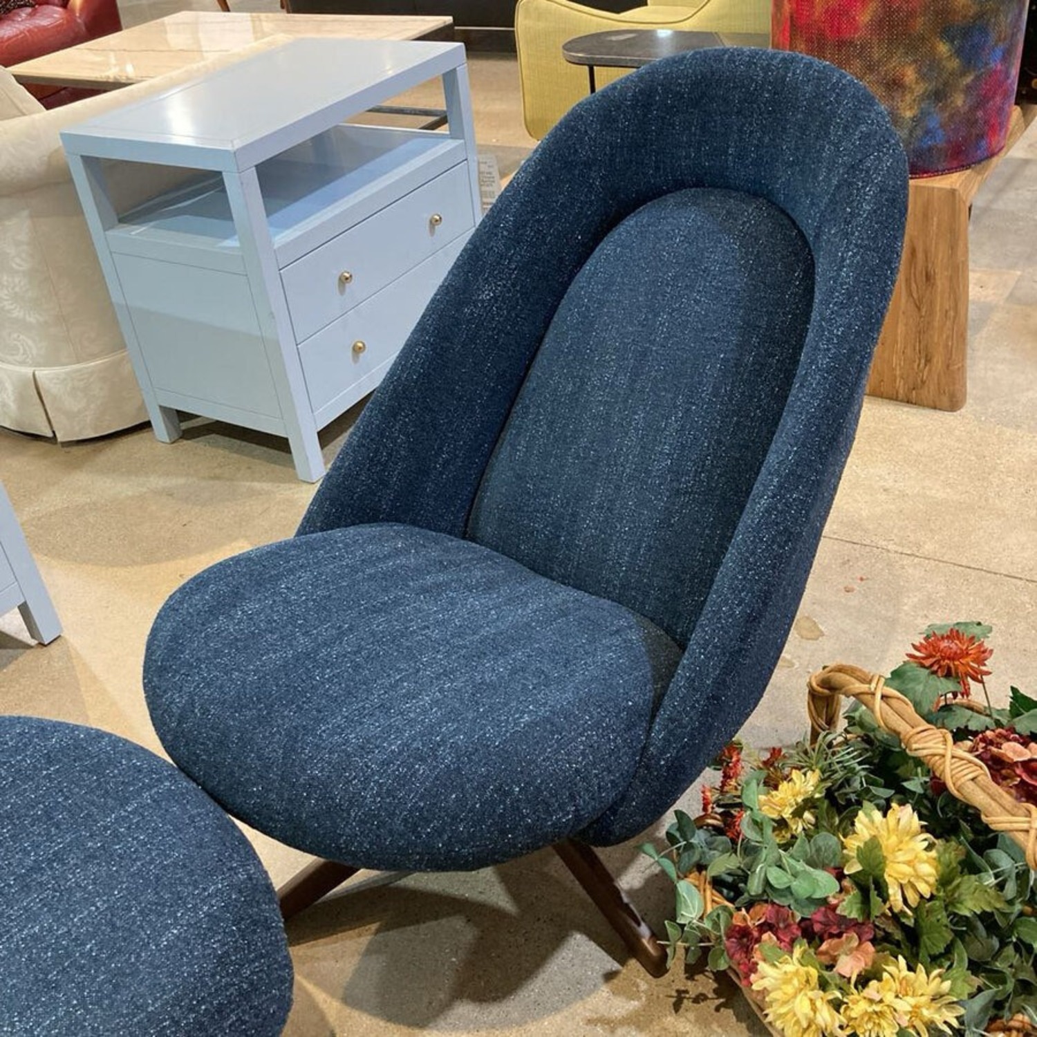 Burrow Airmail Chair & Ottoman Lounge Chair - image-4
