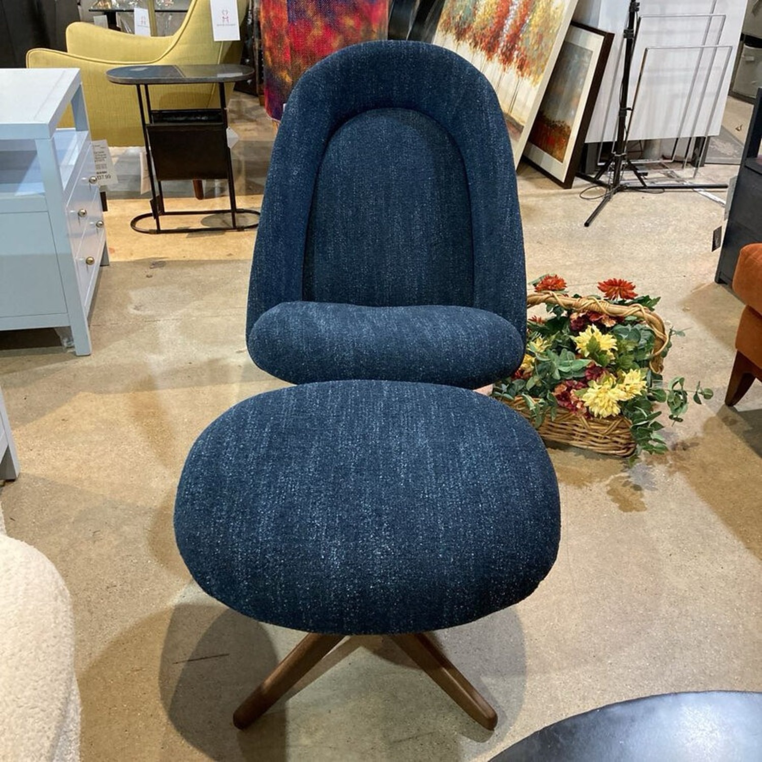 Burrow Airmail Chair & Ottoman Lounge Chair - image-6