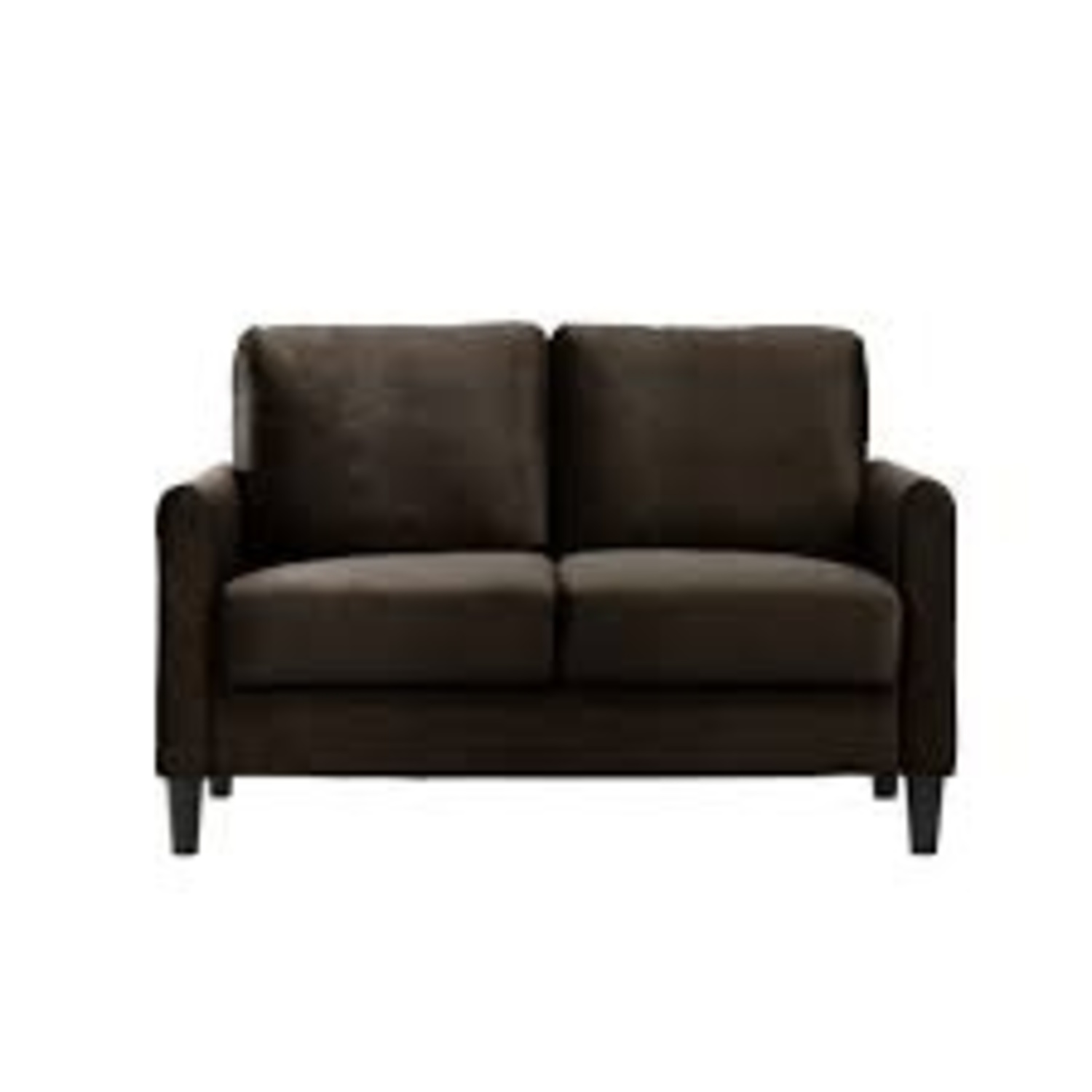 Wayfair Dark Brown Fabric 2 Seater Sofa - image-4