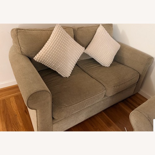 Used Natural Fabric 2 Seater Sofa for sale on AptDeco