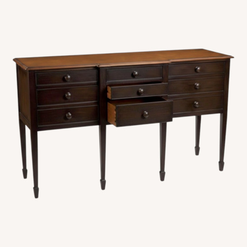 Used Drexel Dark Brown Wood Sideboard for sale on AptDeco